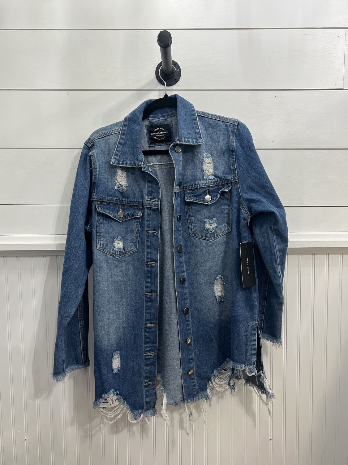 Distressed Denim Jacket