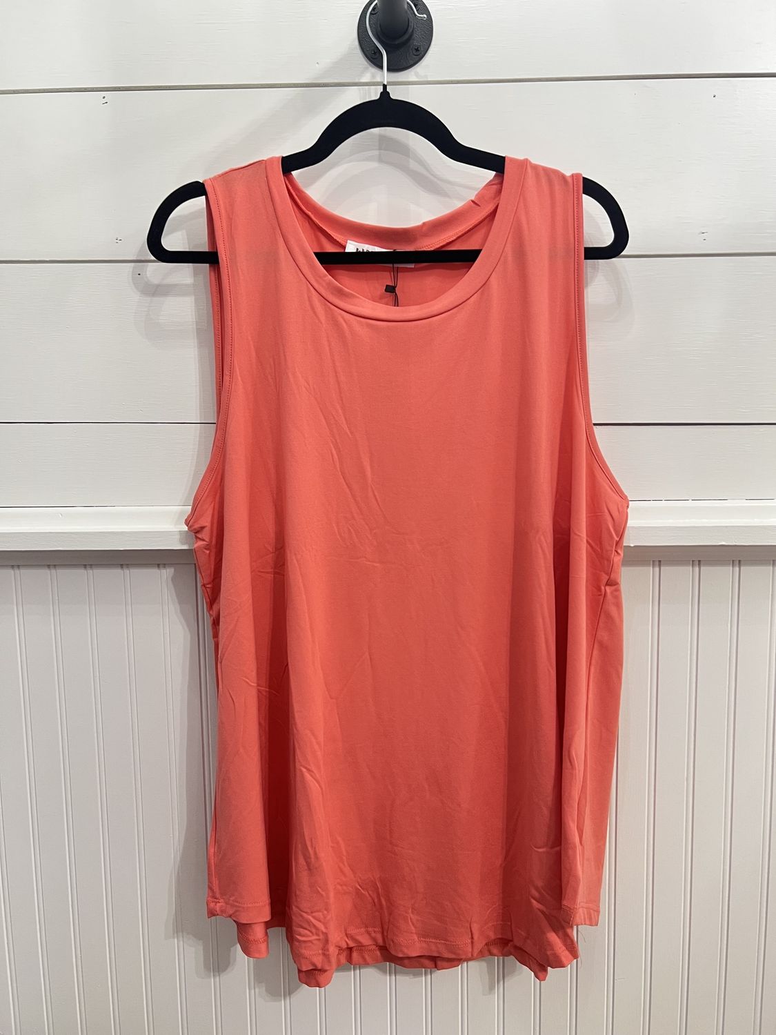 Sleeveless Tunic Flounce Top
