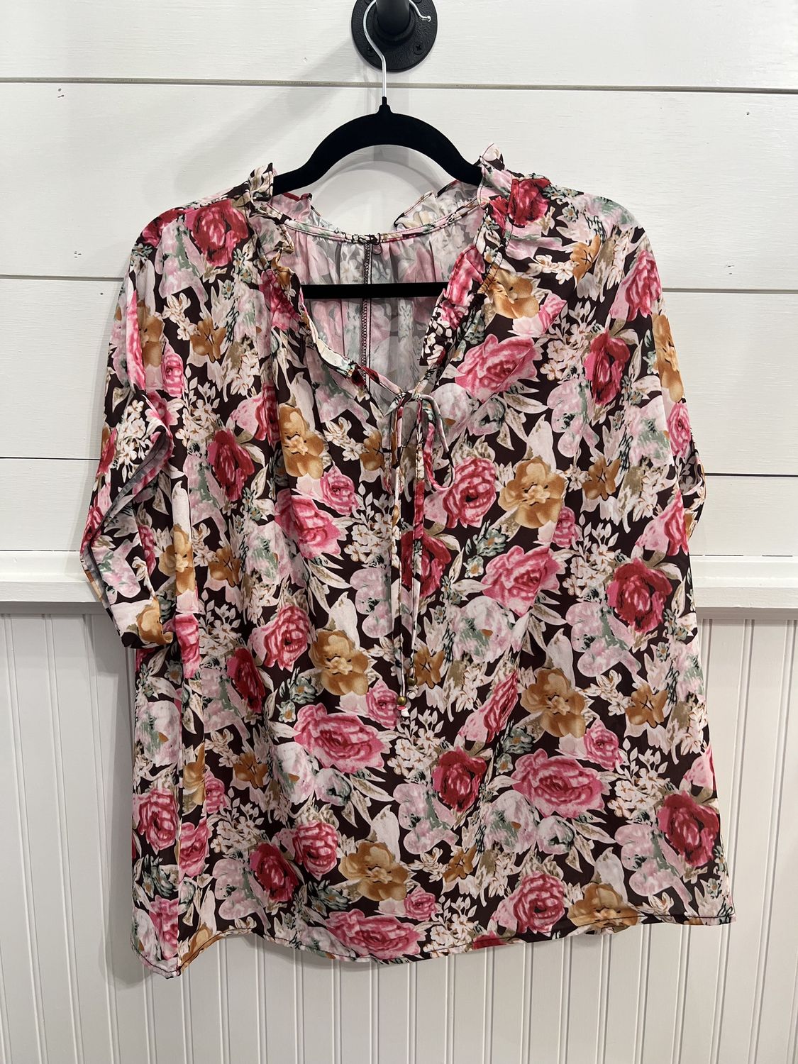 Floral Print Crew Neck