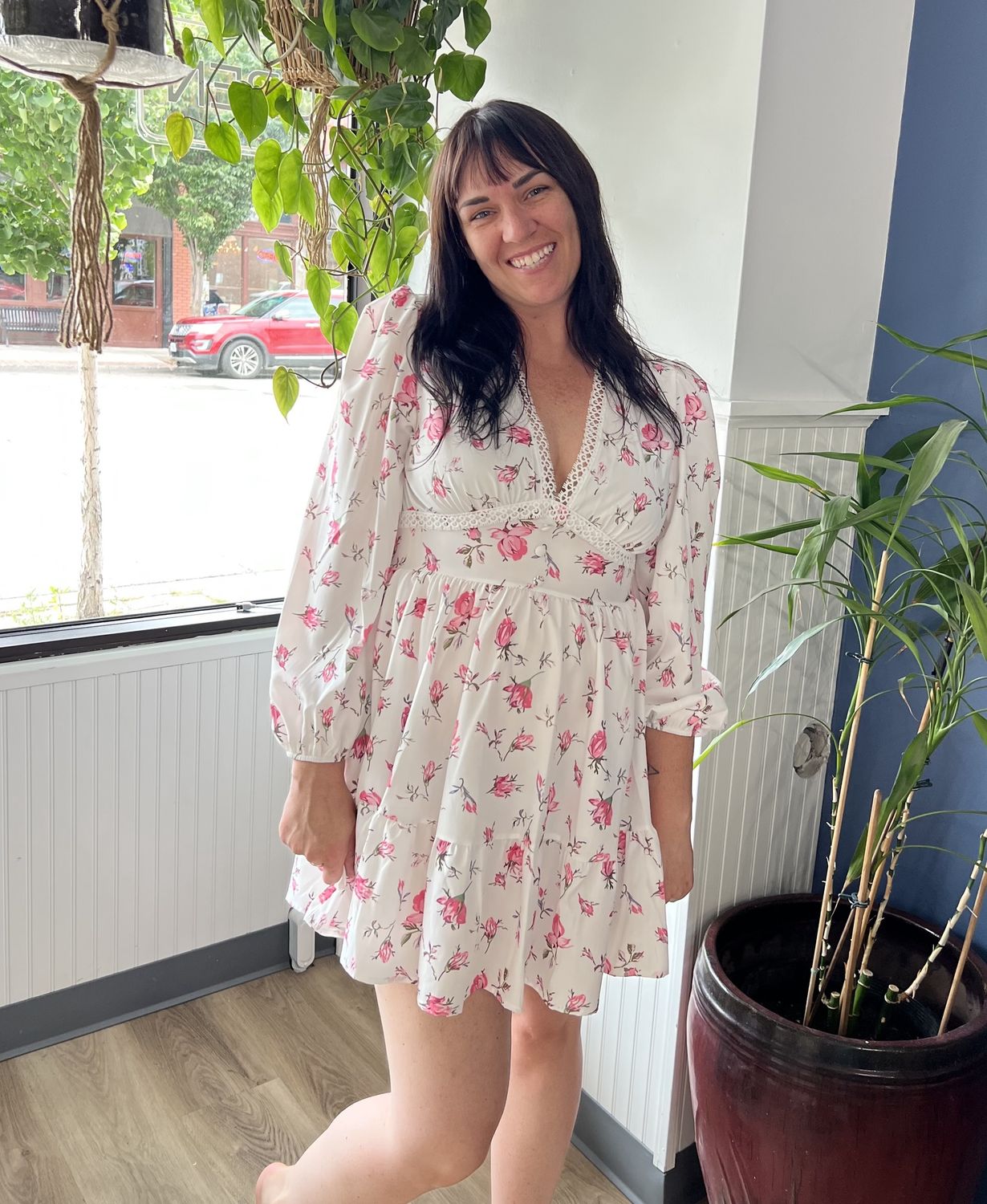 Floral Babydoll Dress
