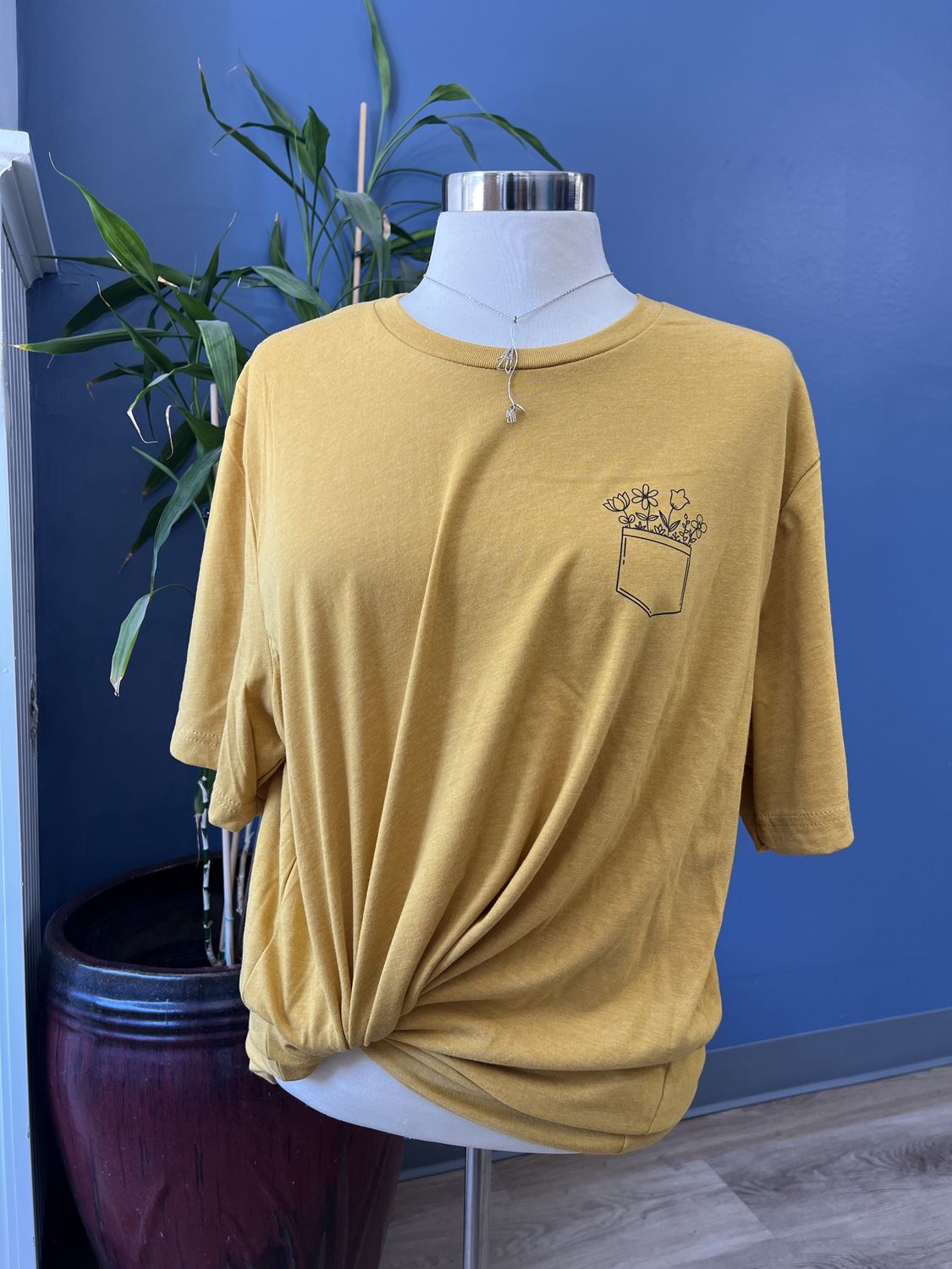 Flowers in Pocket Tee