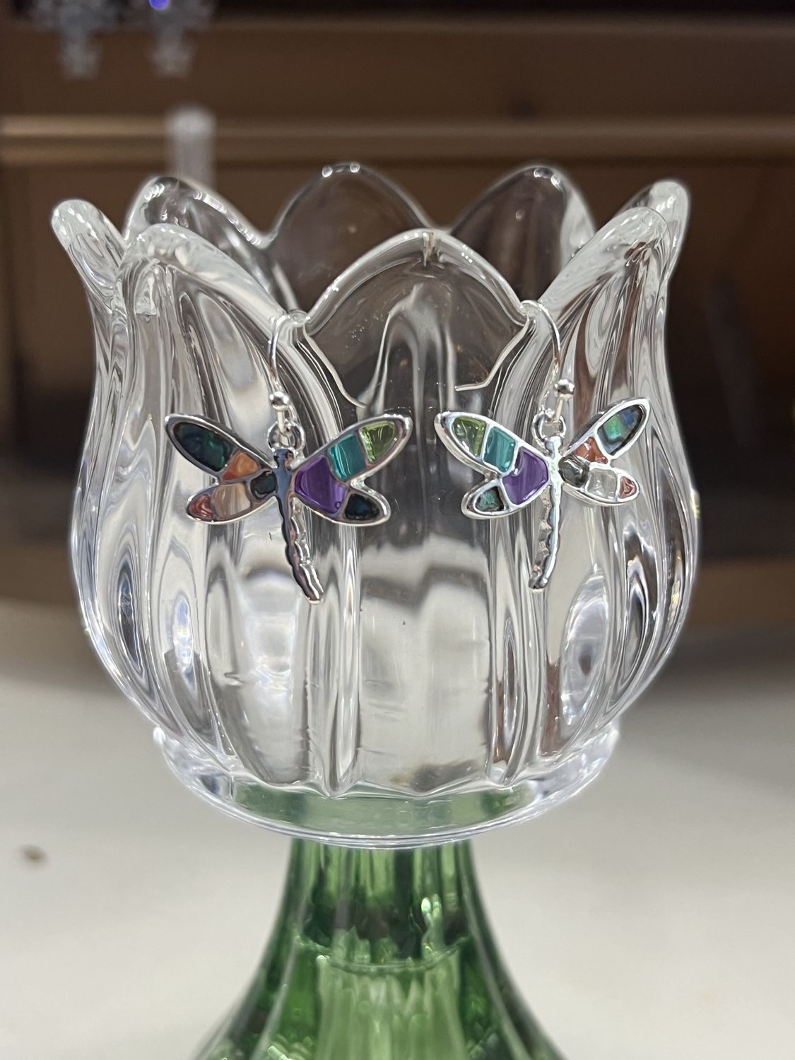 Colorful Dragonfly Earrings