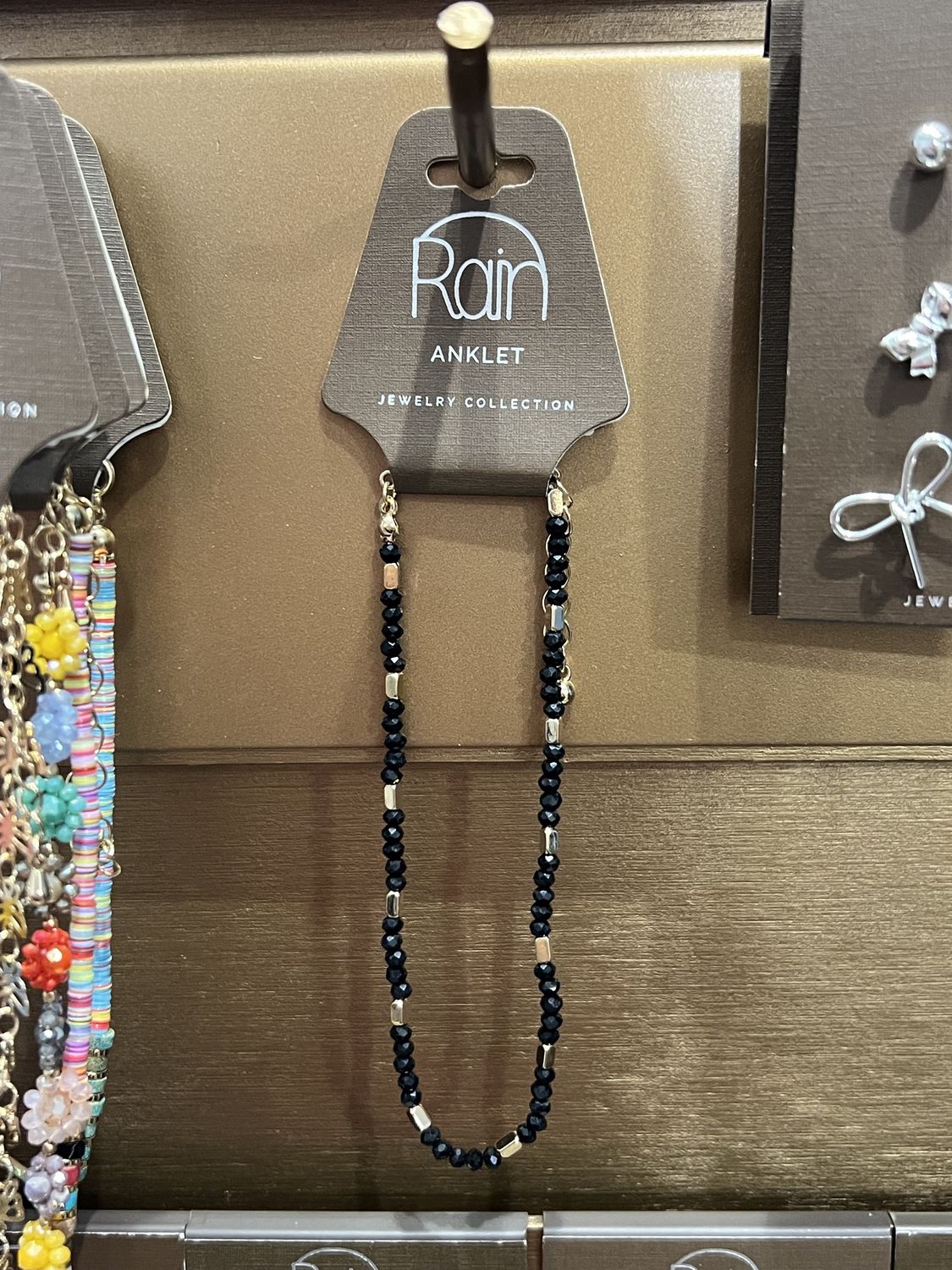 Black Gold Anklet