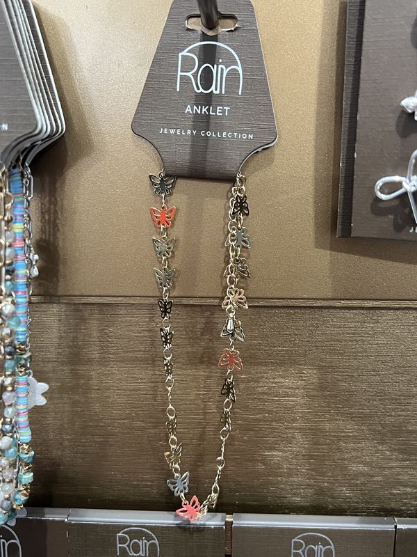 Gold Butterfly Anklet