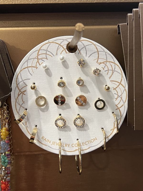 Large Gold Earring Set