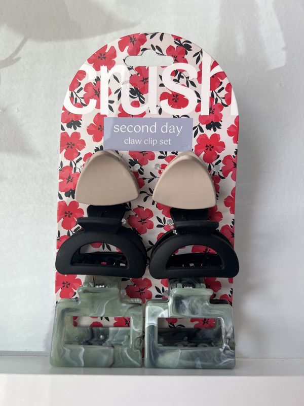 Claw Clip Set Black