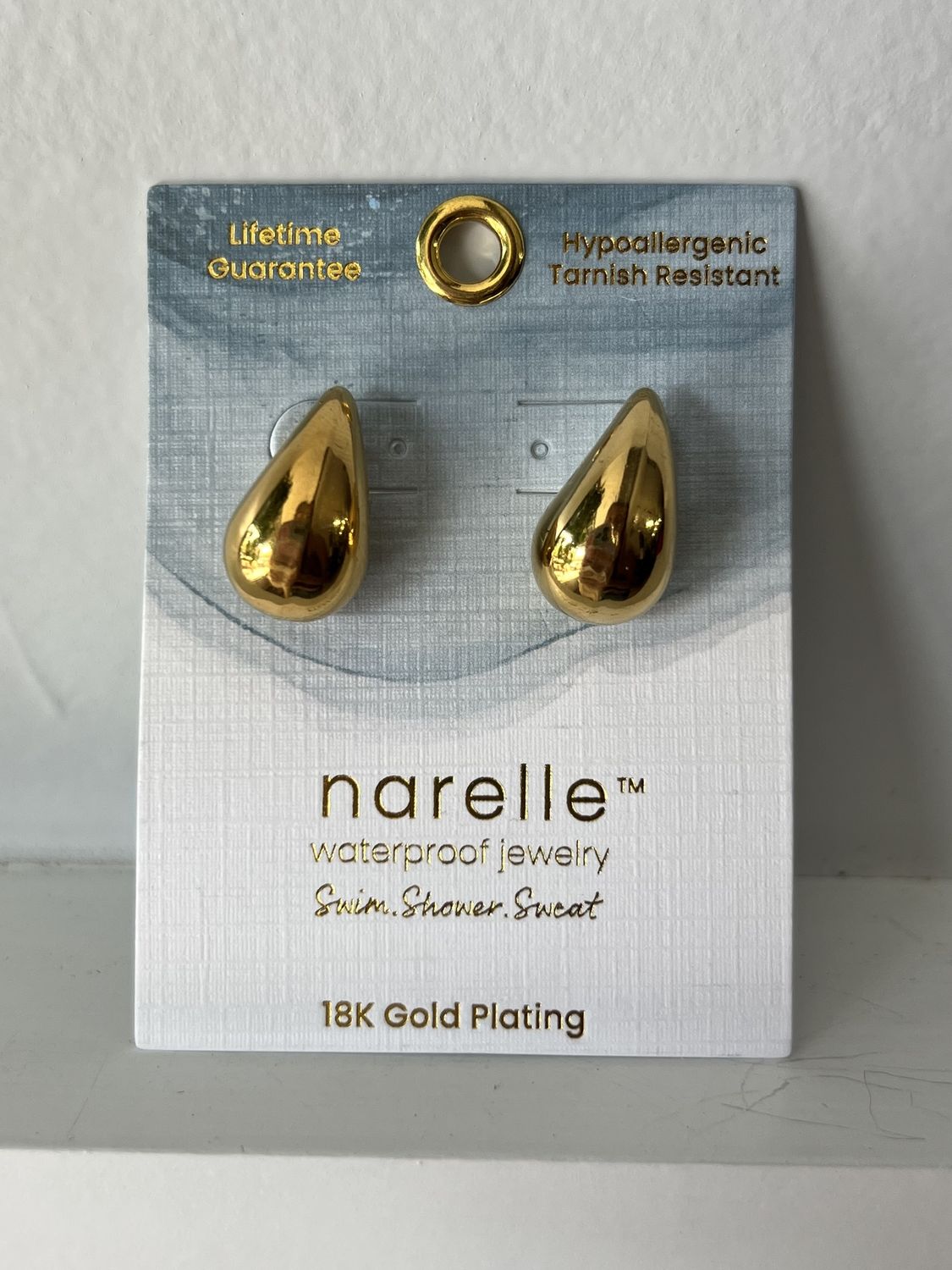 Howards Teardrop Earrings Gold