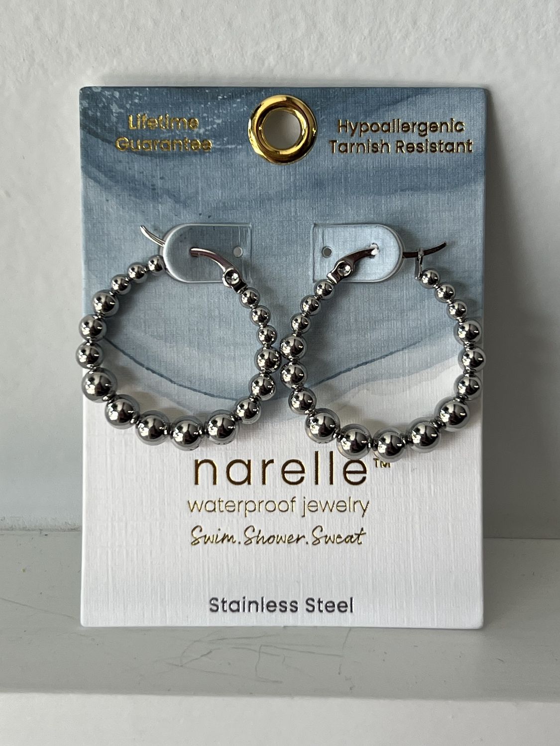 Howards Silver Bead Earrings