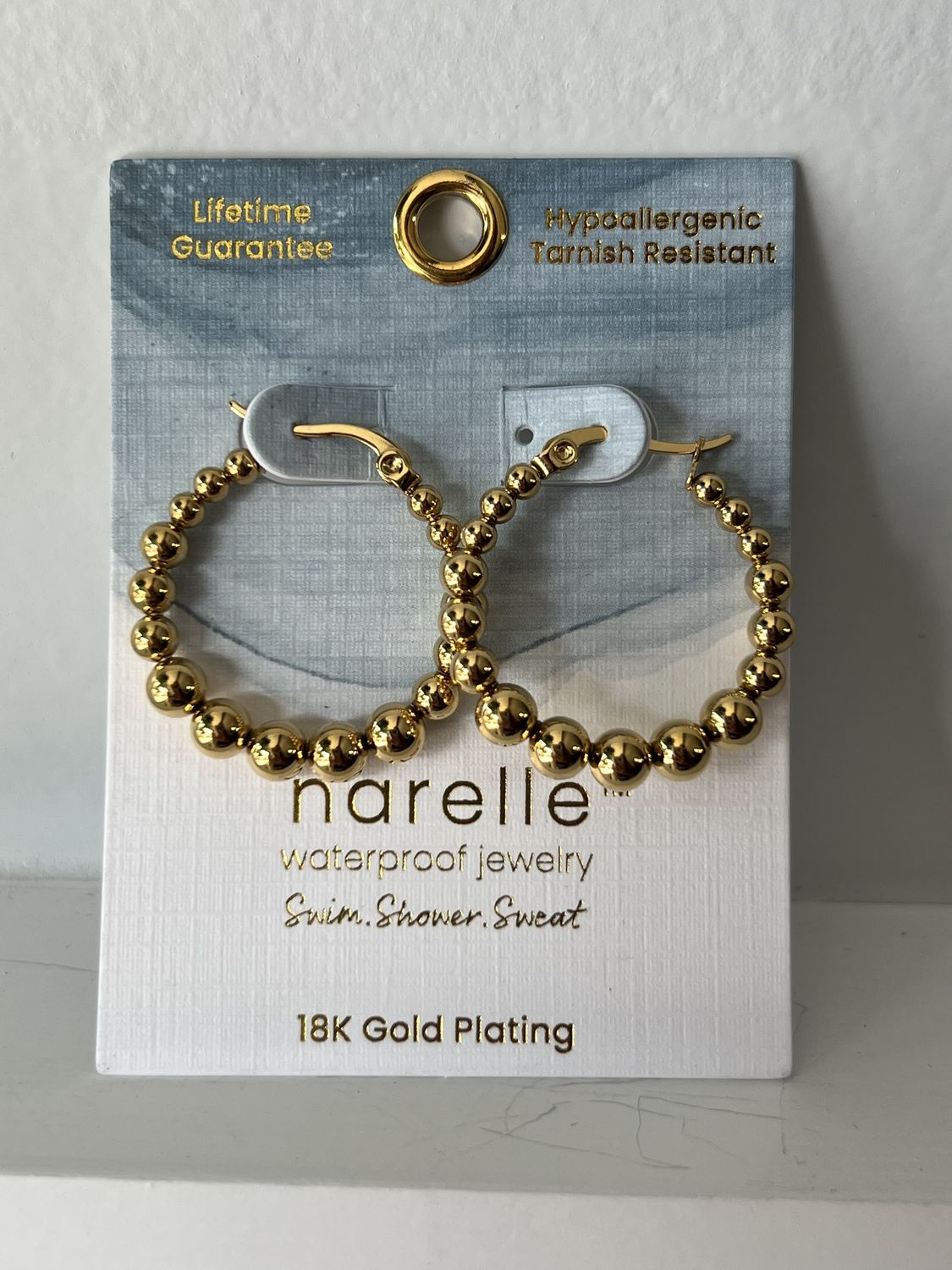Howards Gold Bead Earrings