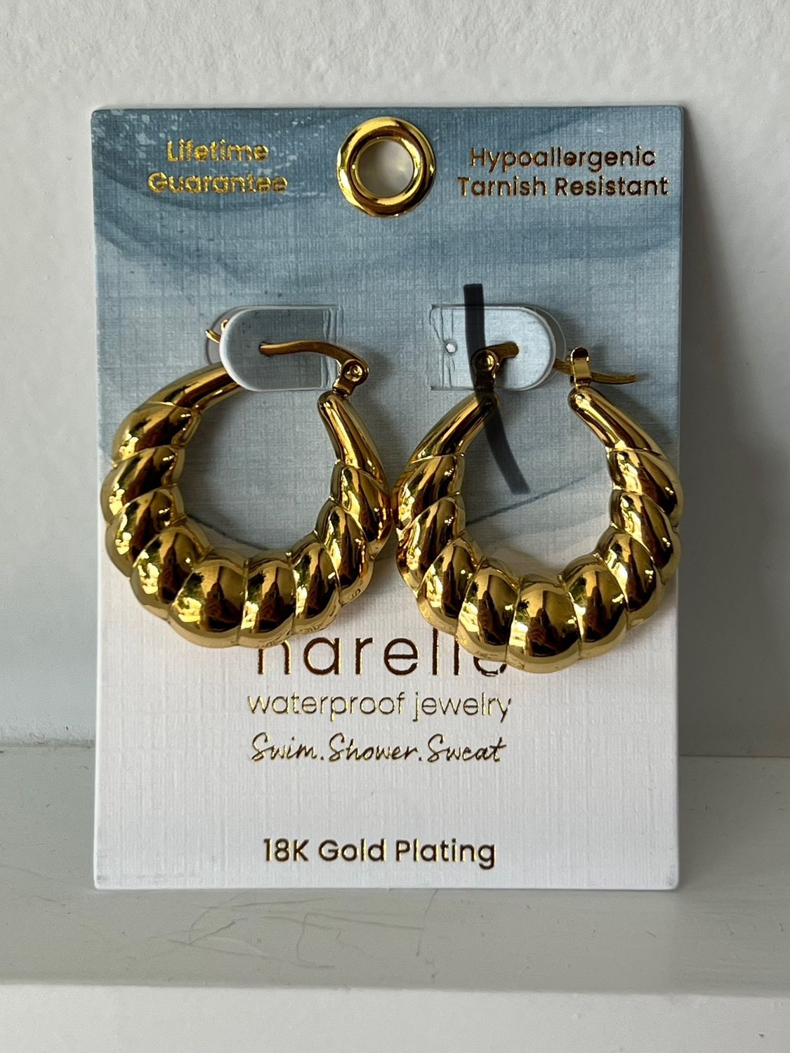 Howards Gold Chunky Bead Earrings