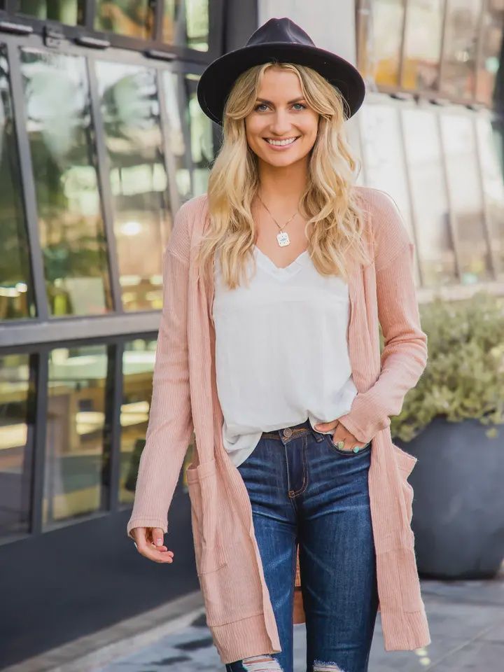 Soft Ribbed Cardigan