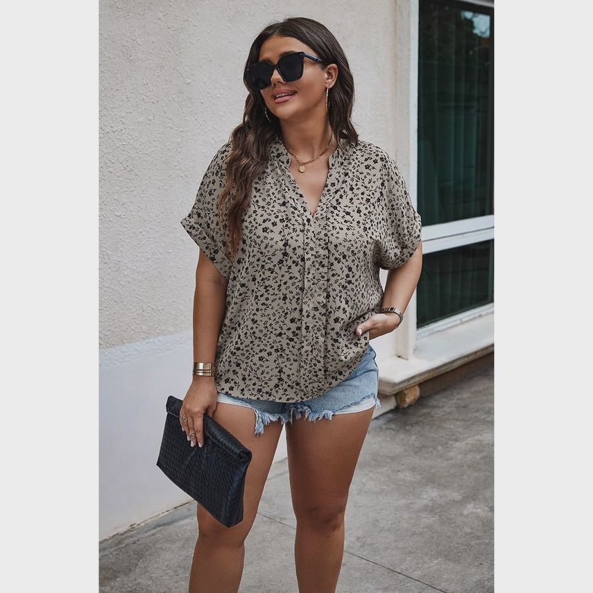Fit V Neck Blouse