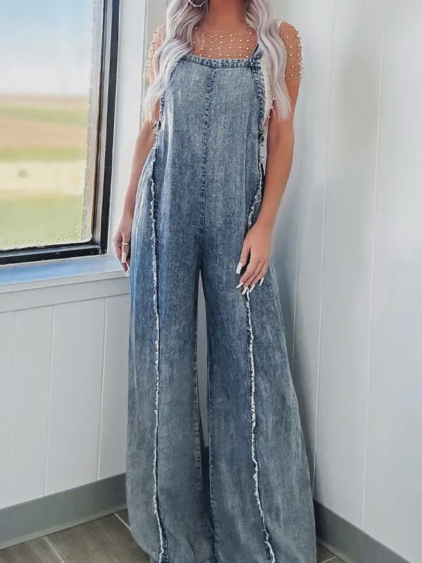 Wide Leg Jumpsuit Overall MD