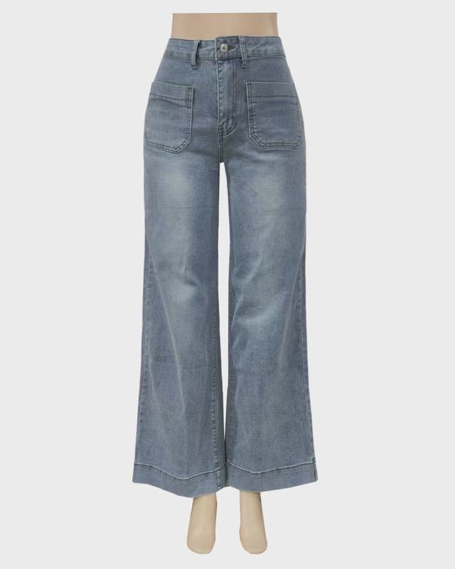 Vintage High Rise Wide-Leg Jeans
