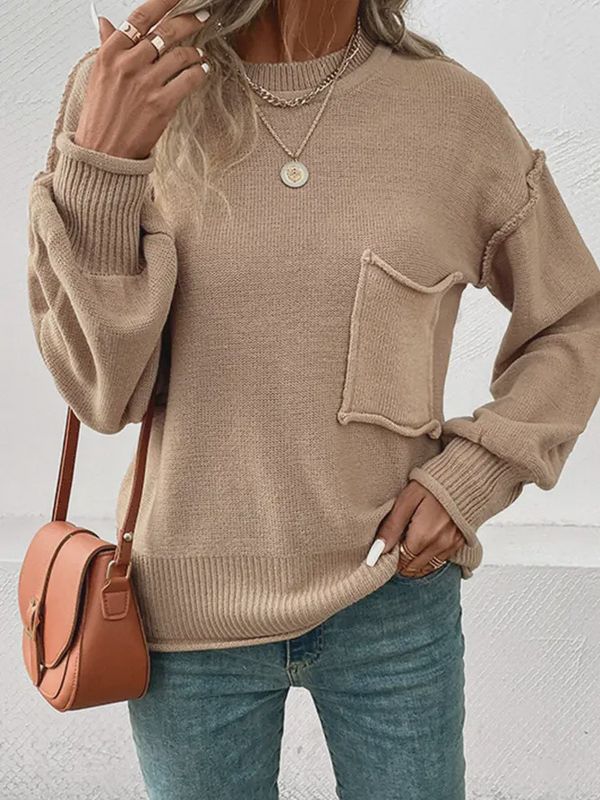 Khaki Pullover Sweater