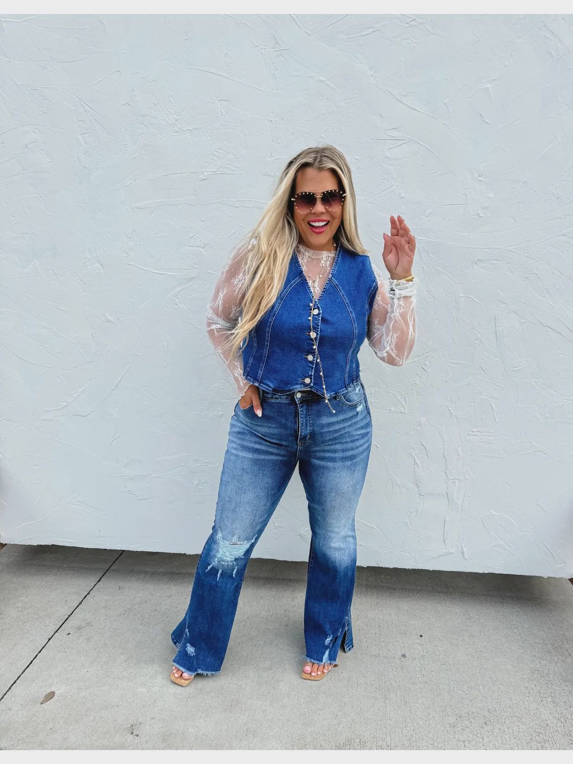 AUSTIN DENIM VEST | DARK WASH