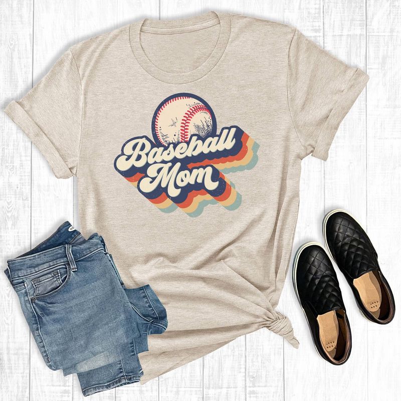 Vintage Baseball Mom