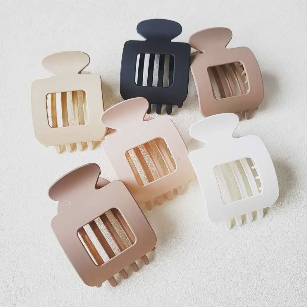 Matte Neutral Square Clip