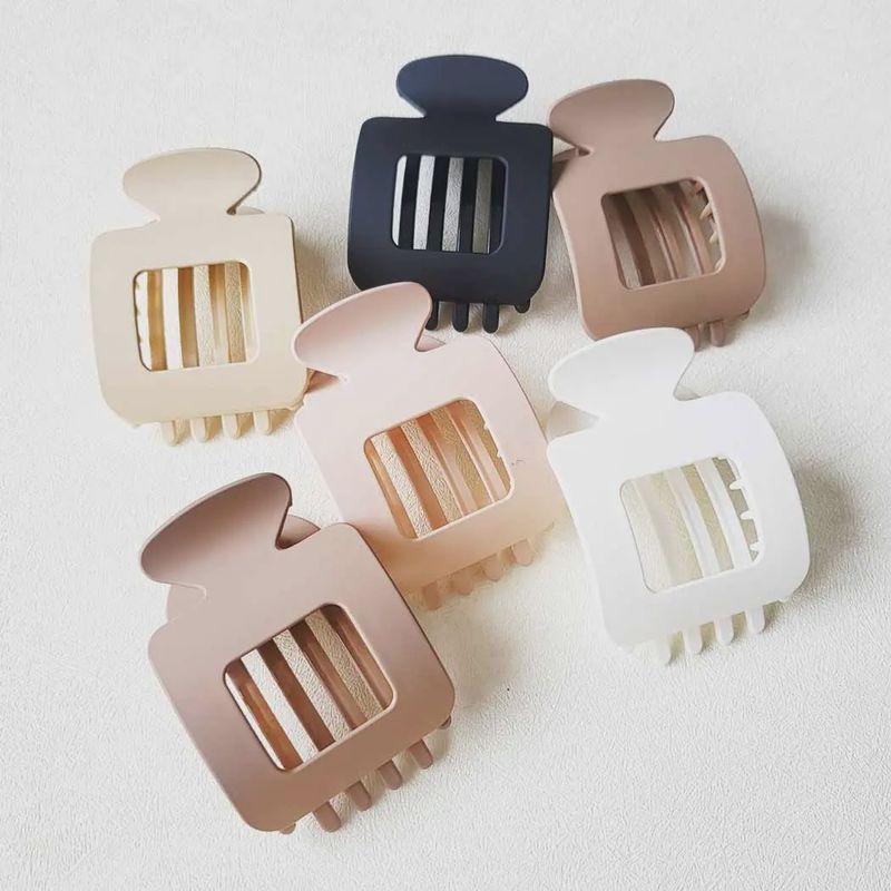 Matte Neutral Square Clip