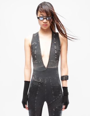 DEMOBAZA OVERALL TIME WORN BLACK F23