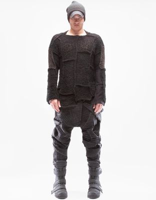 DEMOBAZA M PULLOVER UNION BLACK F23