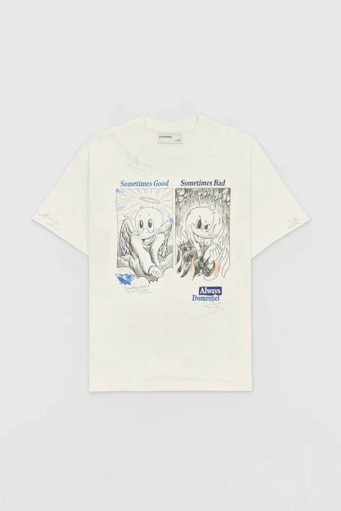 DOMREBEL M TEE S25 SOMETIMES T