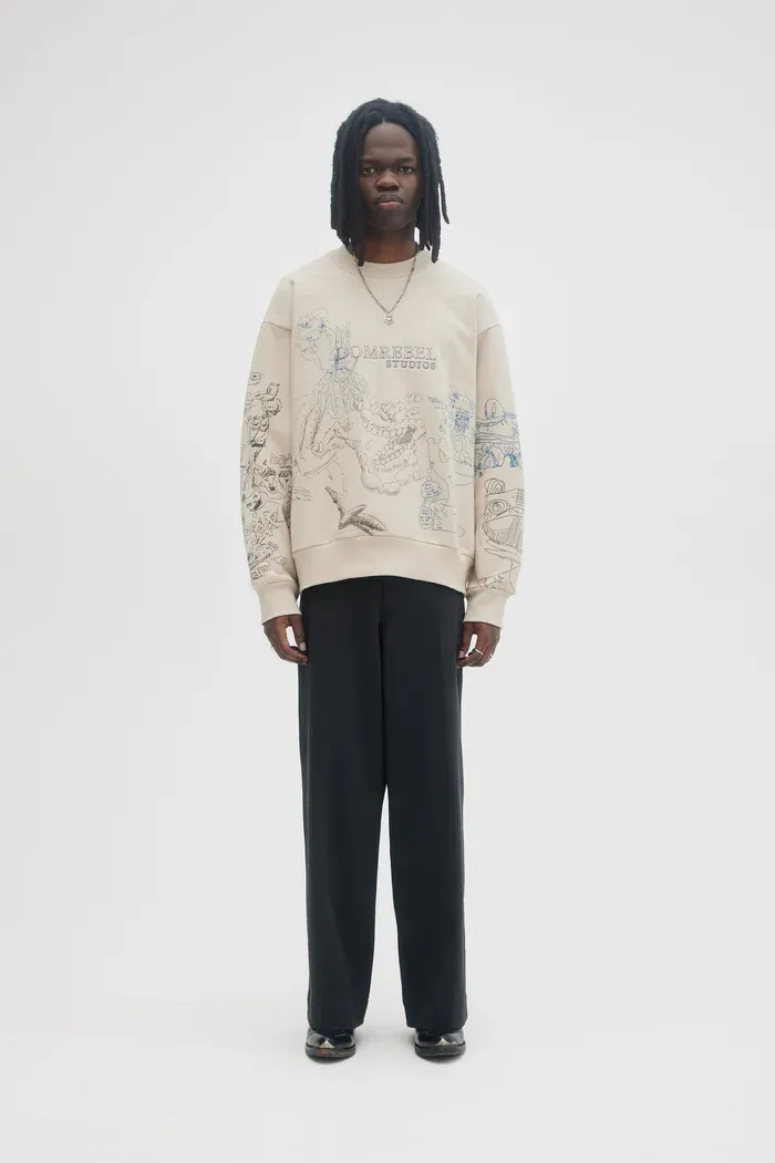 DOMREBEL M SWEAT F24/2 GIGGLES