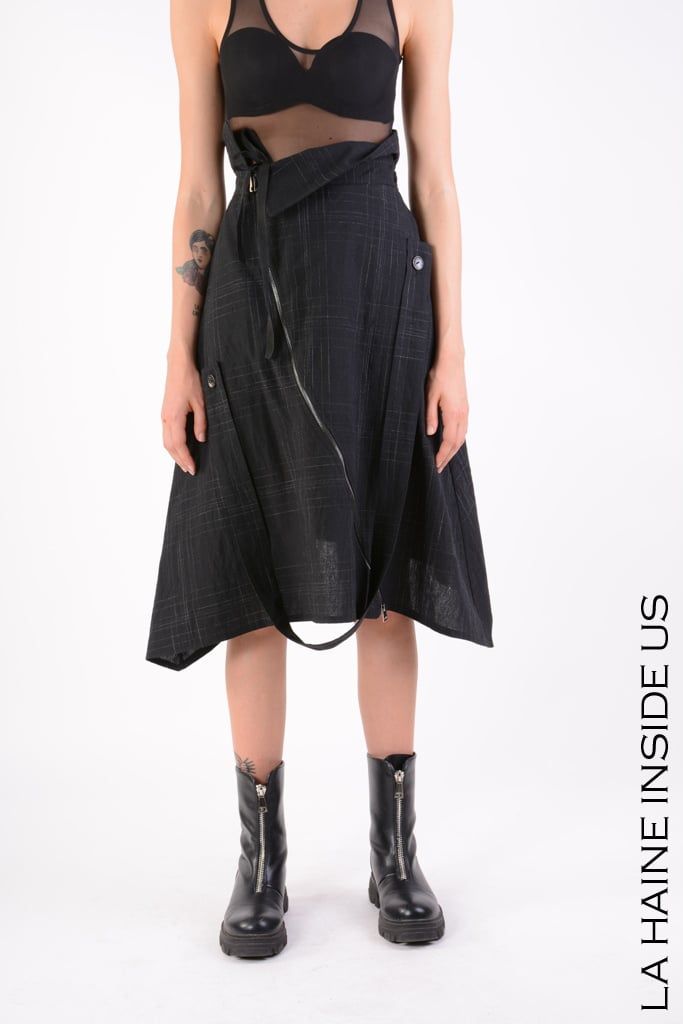 LA HAINE INSIDE US WOMEN SKIRT S24 LW686