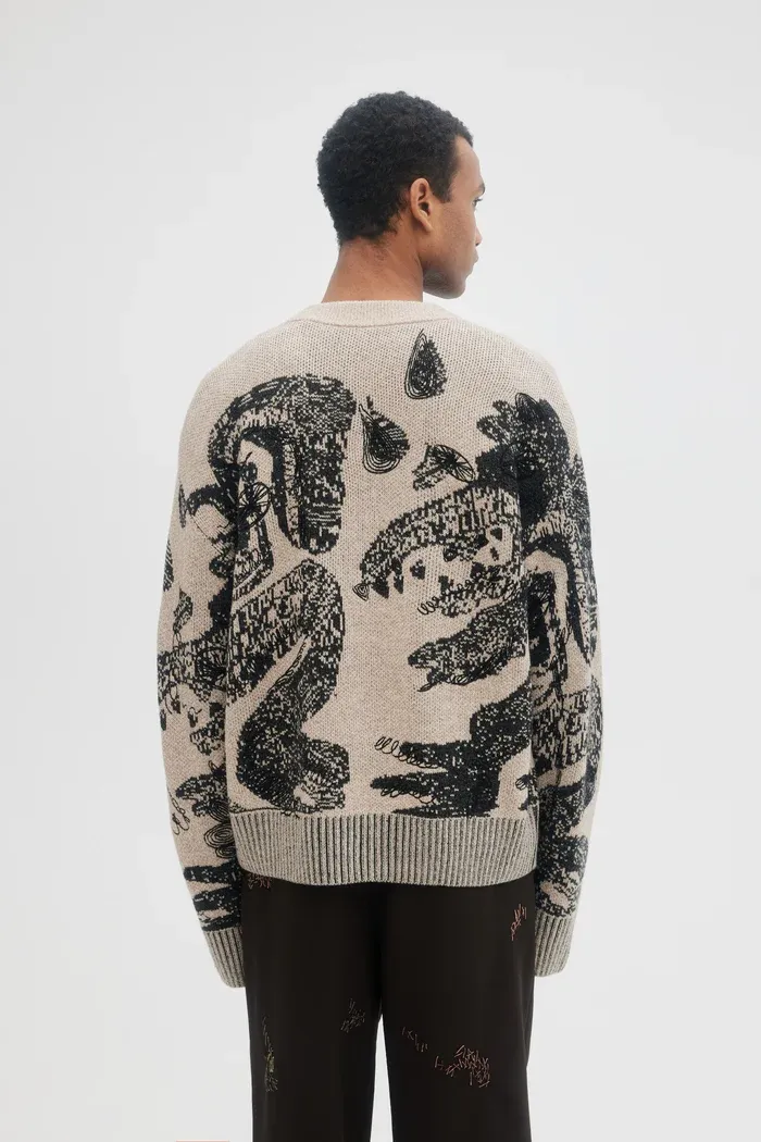 DOMREBEL UNISEX CARDIGAN F24 HAO