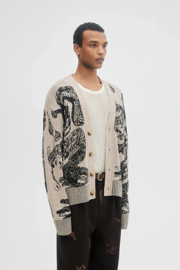 DOMREBEL UNISEX CARDIGAN F24 HAO