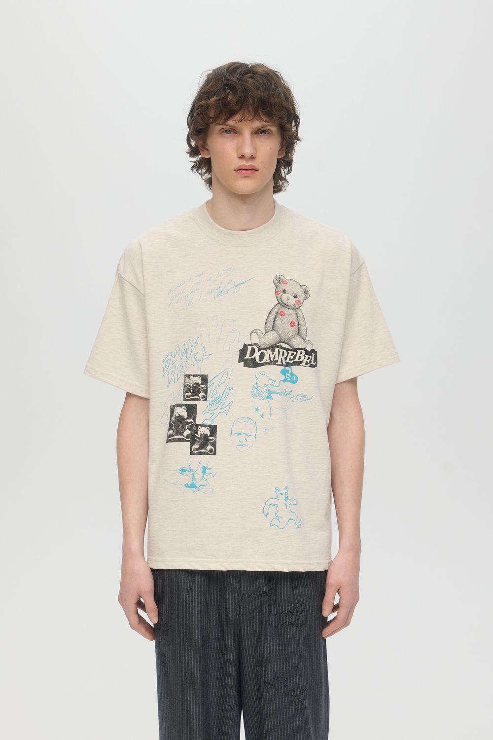 DOMREBEL UNISEX TEE F25 HIGH LOW T