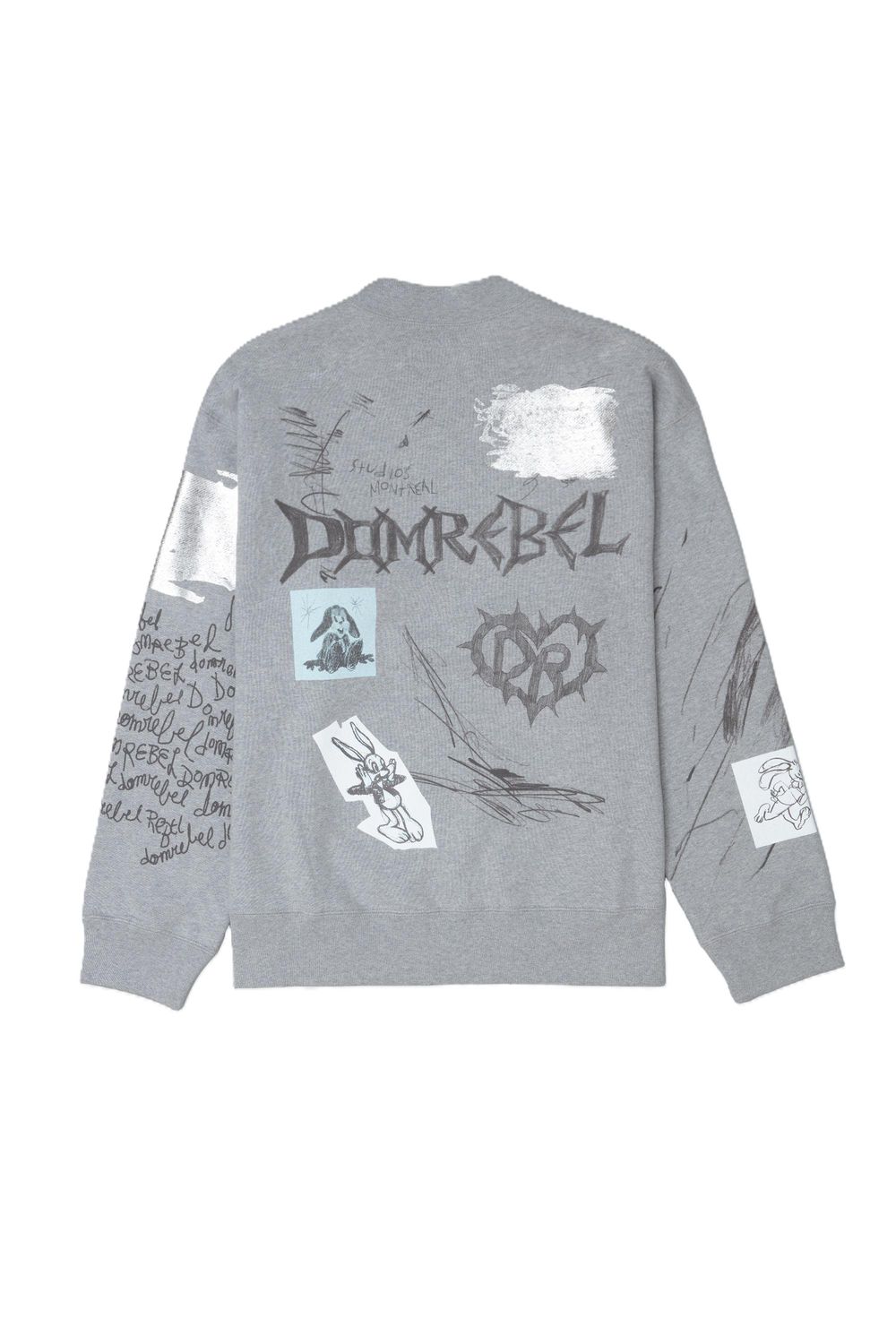 DOMREBEL UNISEX SWEATSHIRT F25 COLLEGE
