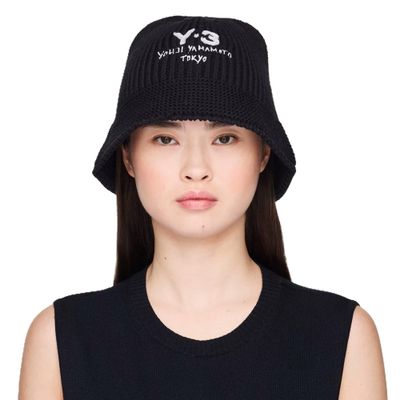 ADIDAS Y3 M KNIT BUCKET HAT F25 JX8305