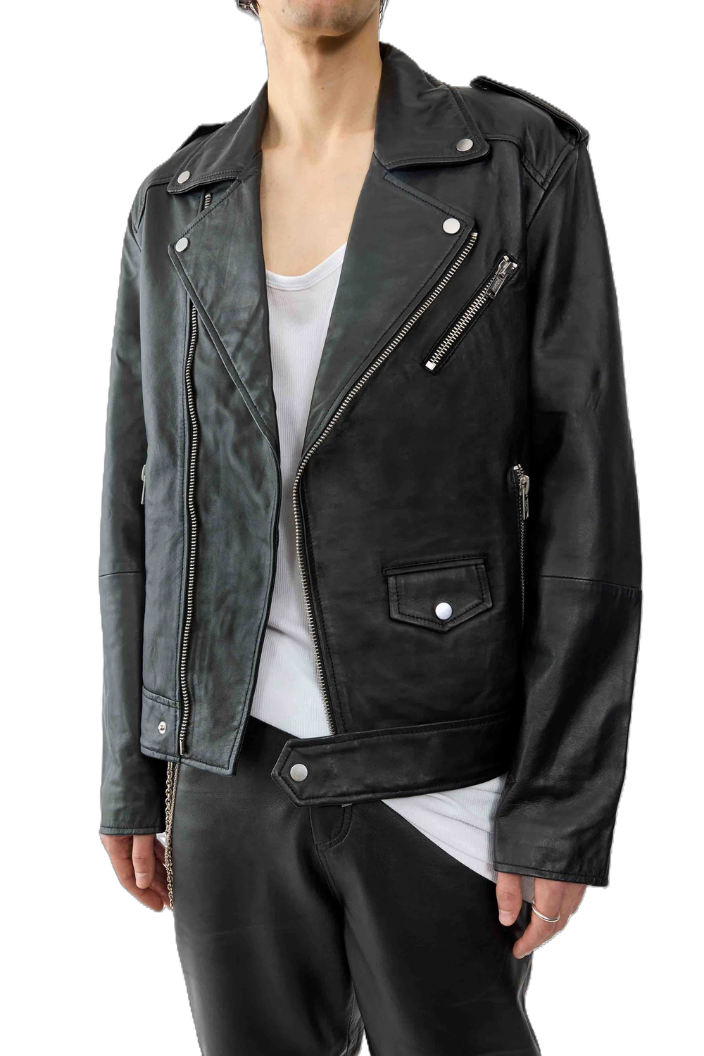 DEADWOOD M UNISEX BIKER JACKET F25 RIVER