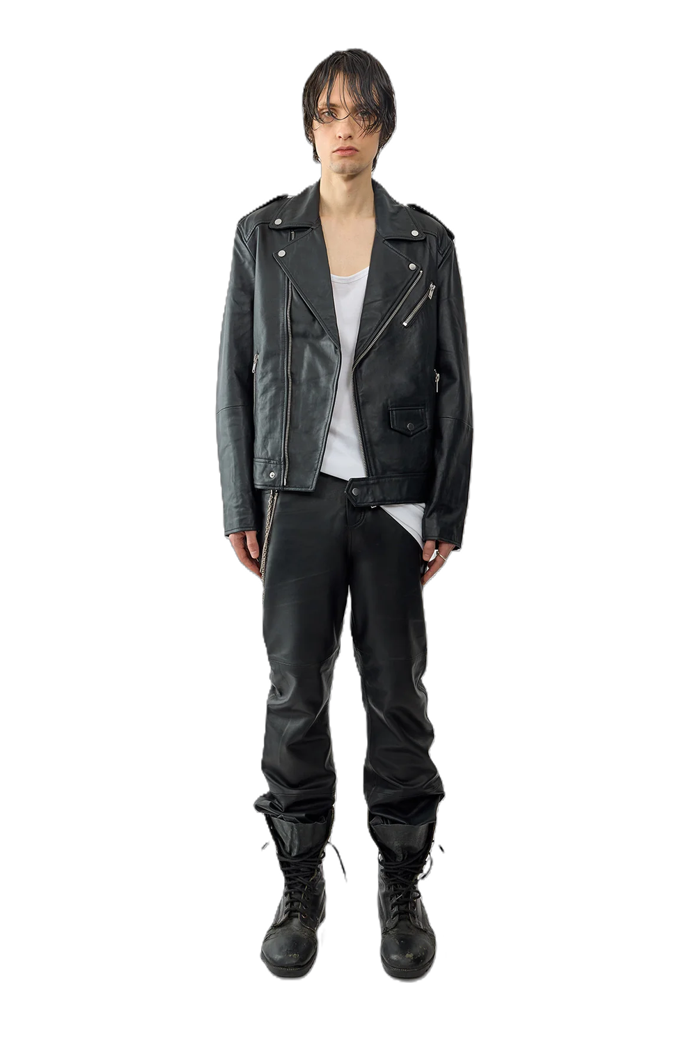 DEADWOOD M UNISEX BIKER JACKET F25 RIVER