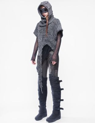 DEMOBAZA ニットフッド DEMOBAZA W HOODY F25 DWW25HMCM