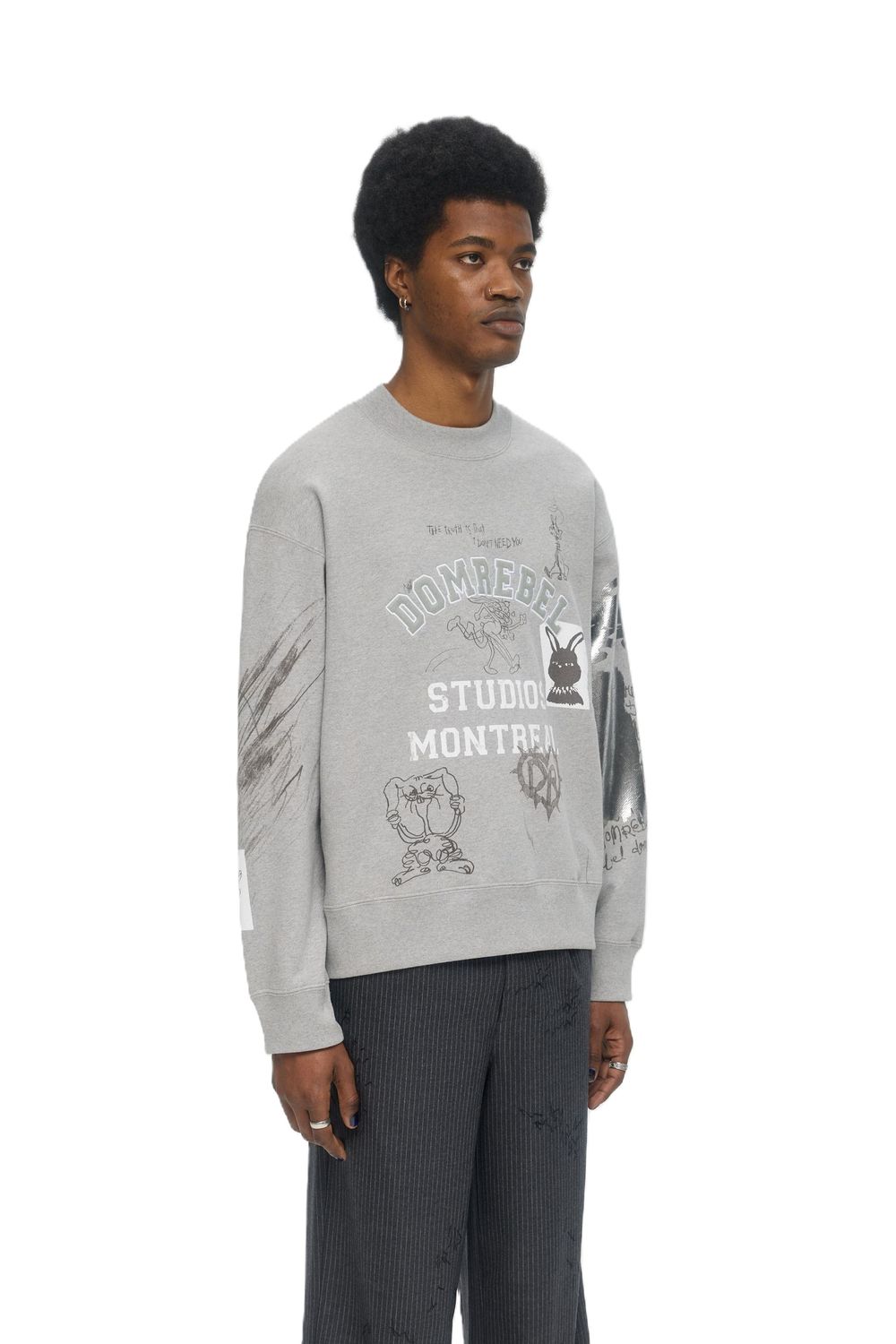 DOMREBEL UNISEX SWEATSHIRT F25 COLLEGE