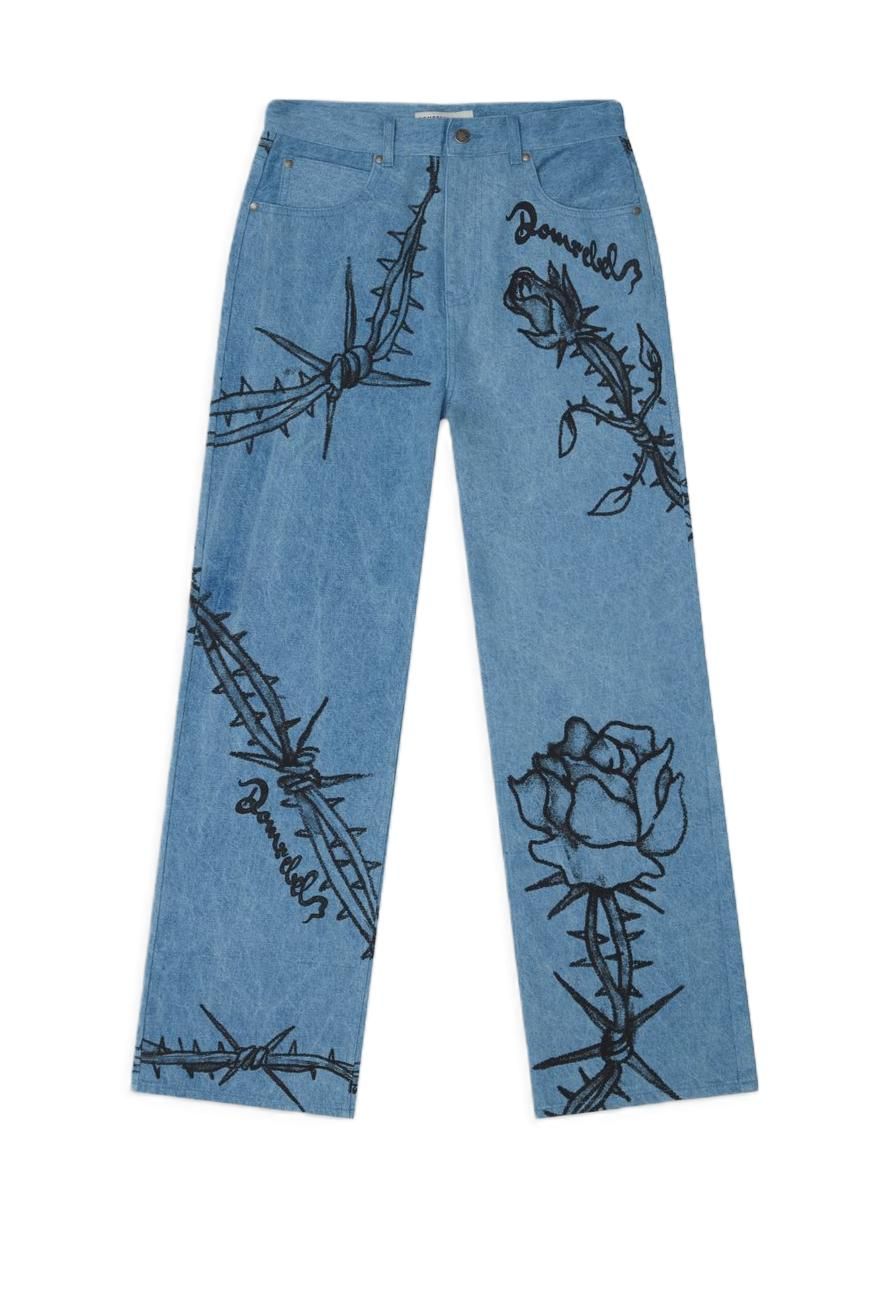 DOMREBEL M JEANS 126 INKED BOOTCUT