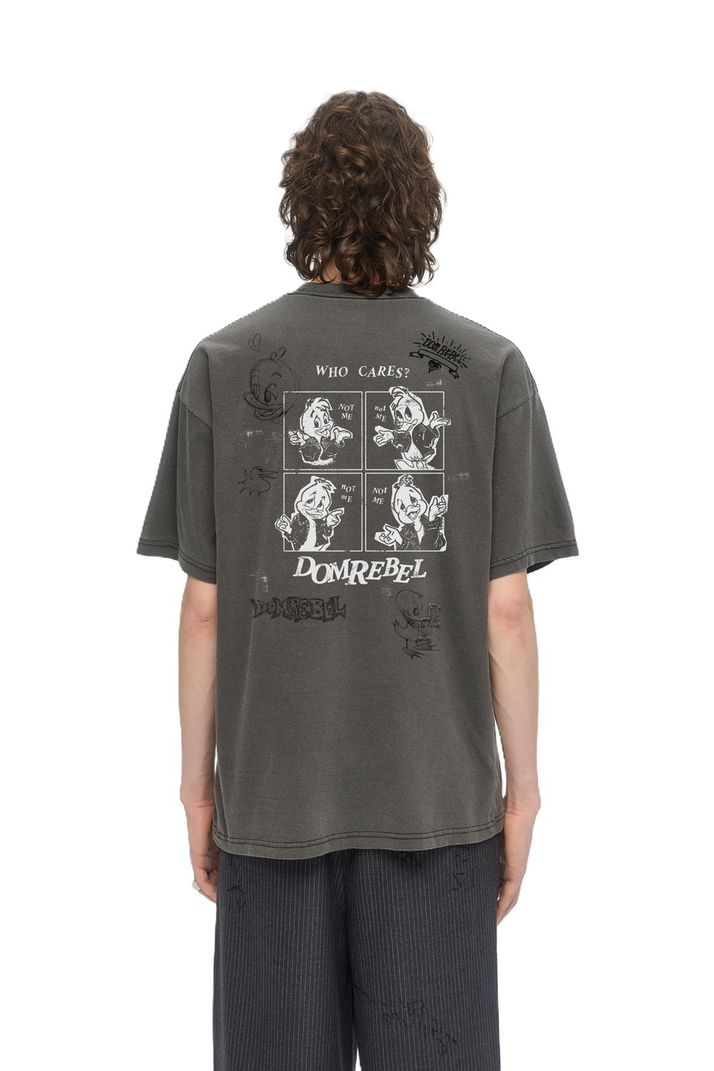 DOMREBEL UNISEX TEE 126 WHO CARES T