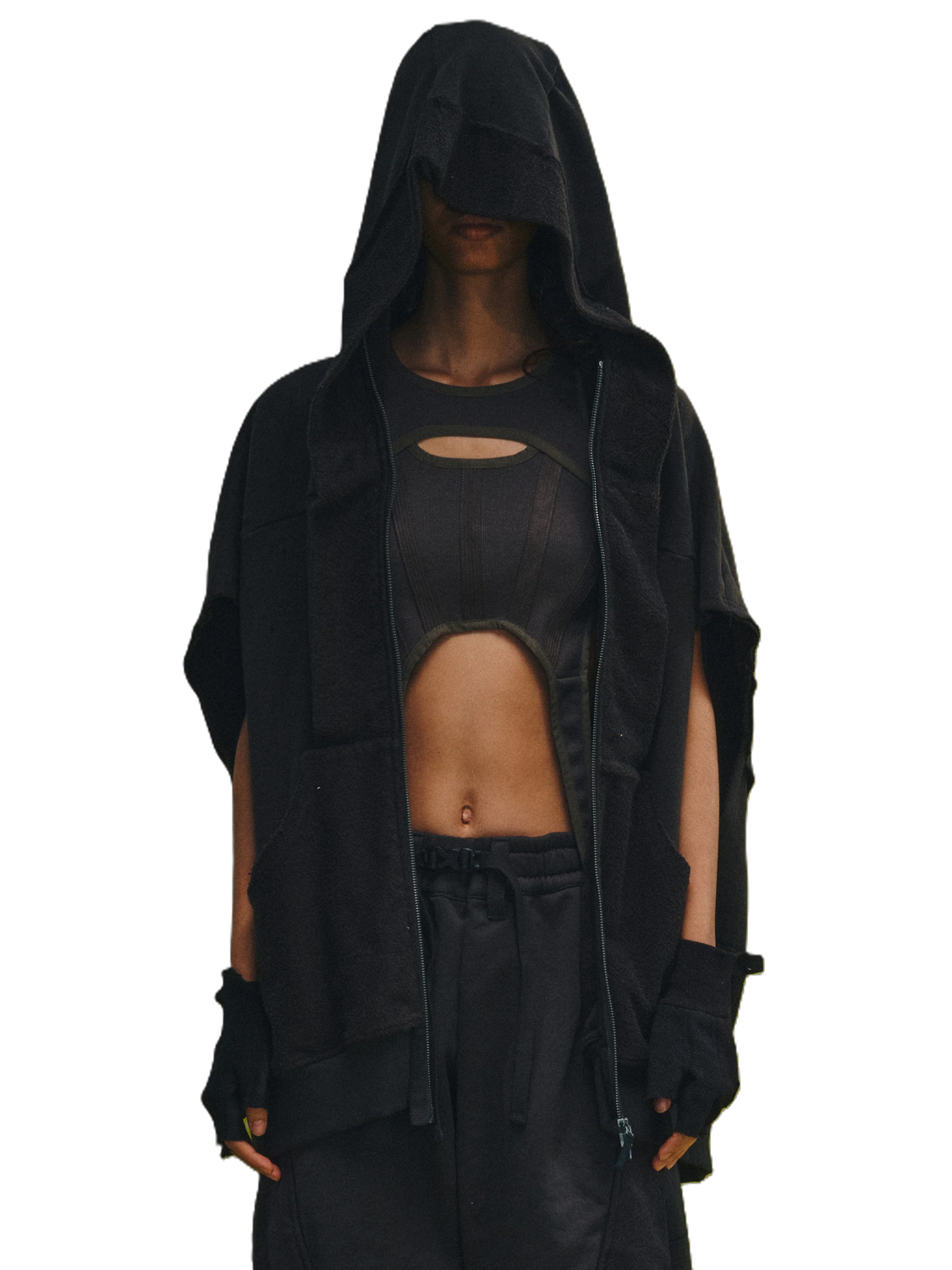 HAMCUS M SLEEVELESS HOODIE XM00726