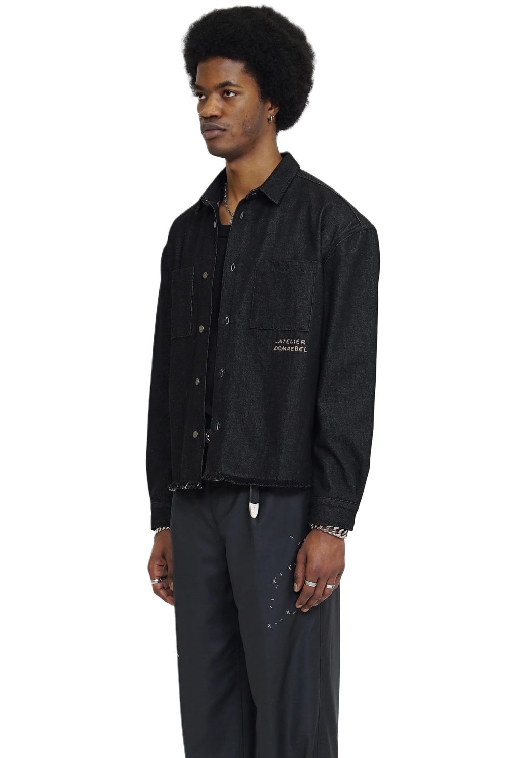 DOMREBEL M OVERSHIRT 326 INDIE DENIM