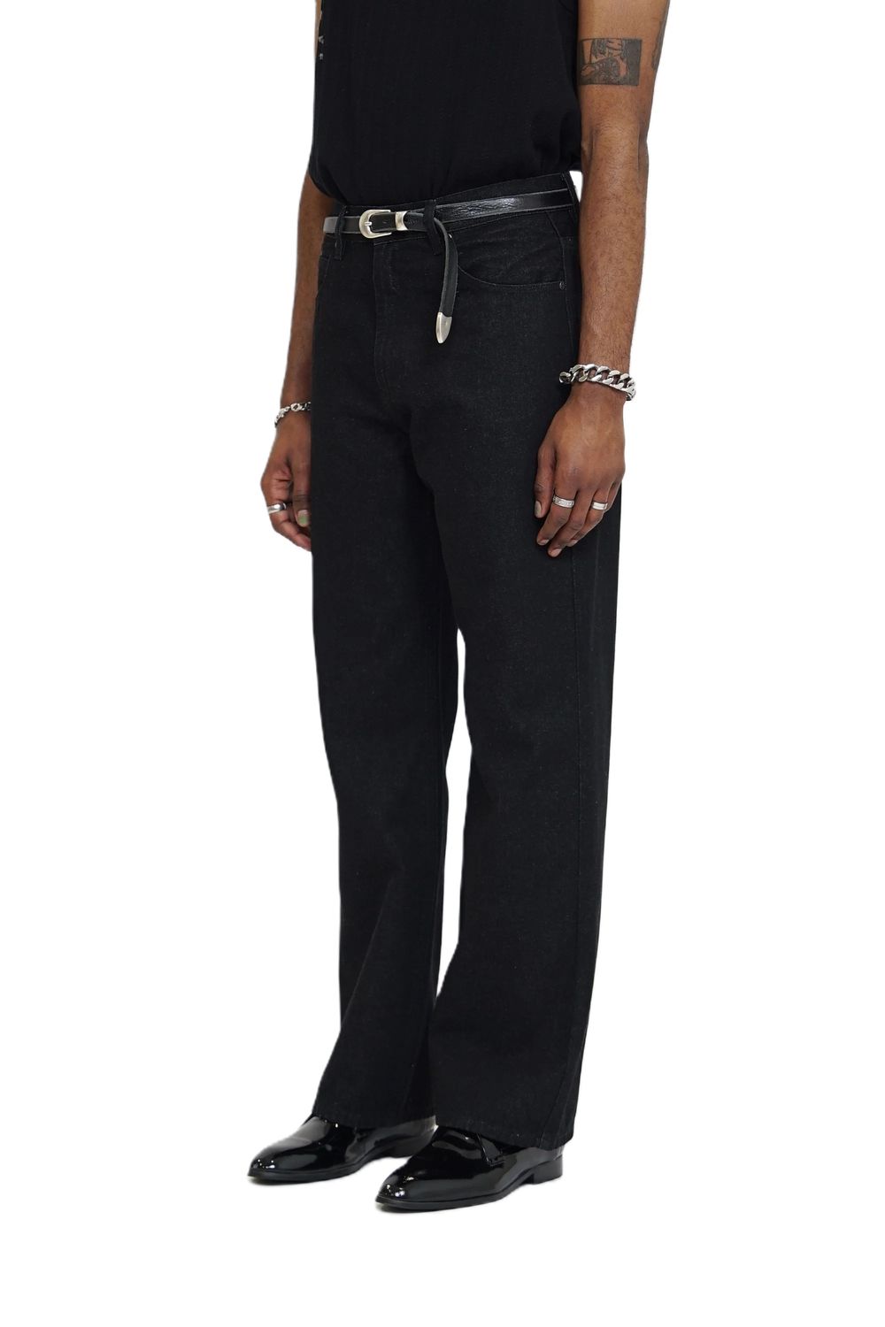 DOMREBEL M JEANS 326 BLACK JERK