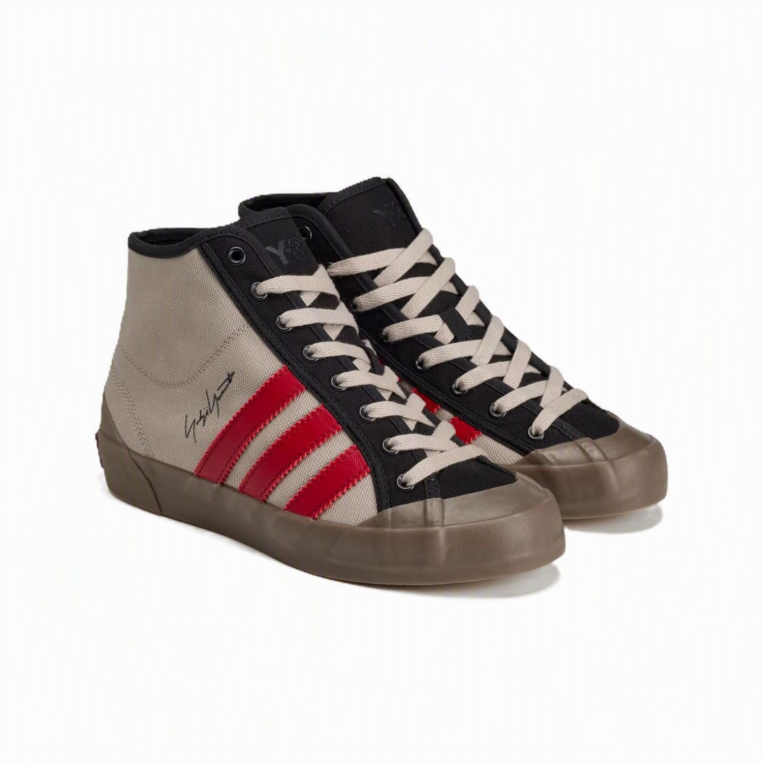 ADIDAS Y3 M HIGH TOP TRAINERS 326 KI2670