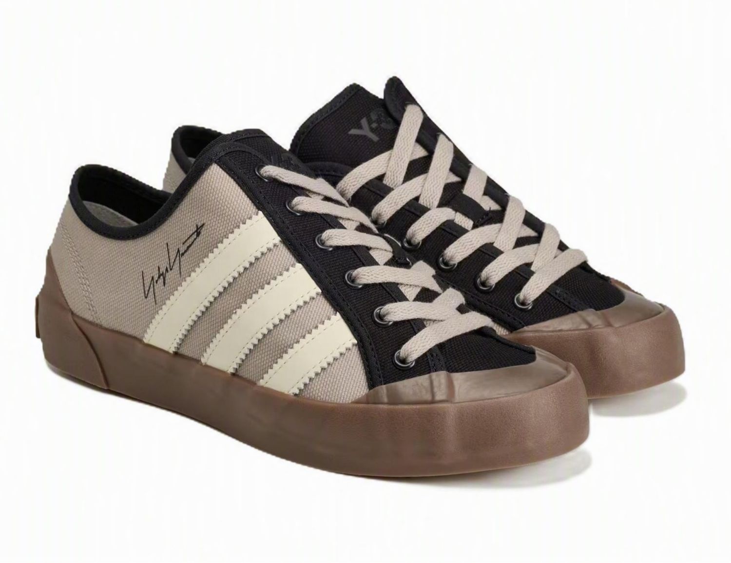 ADIDAS Y3 M LOW TOP TRAINERS 326 KI2667