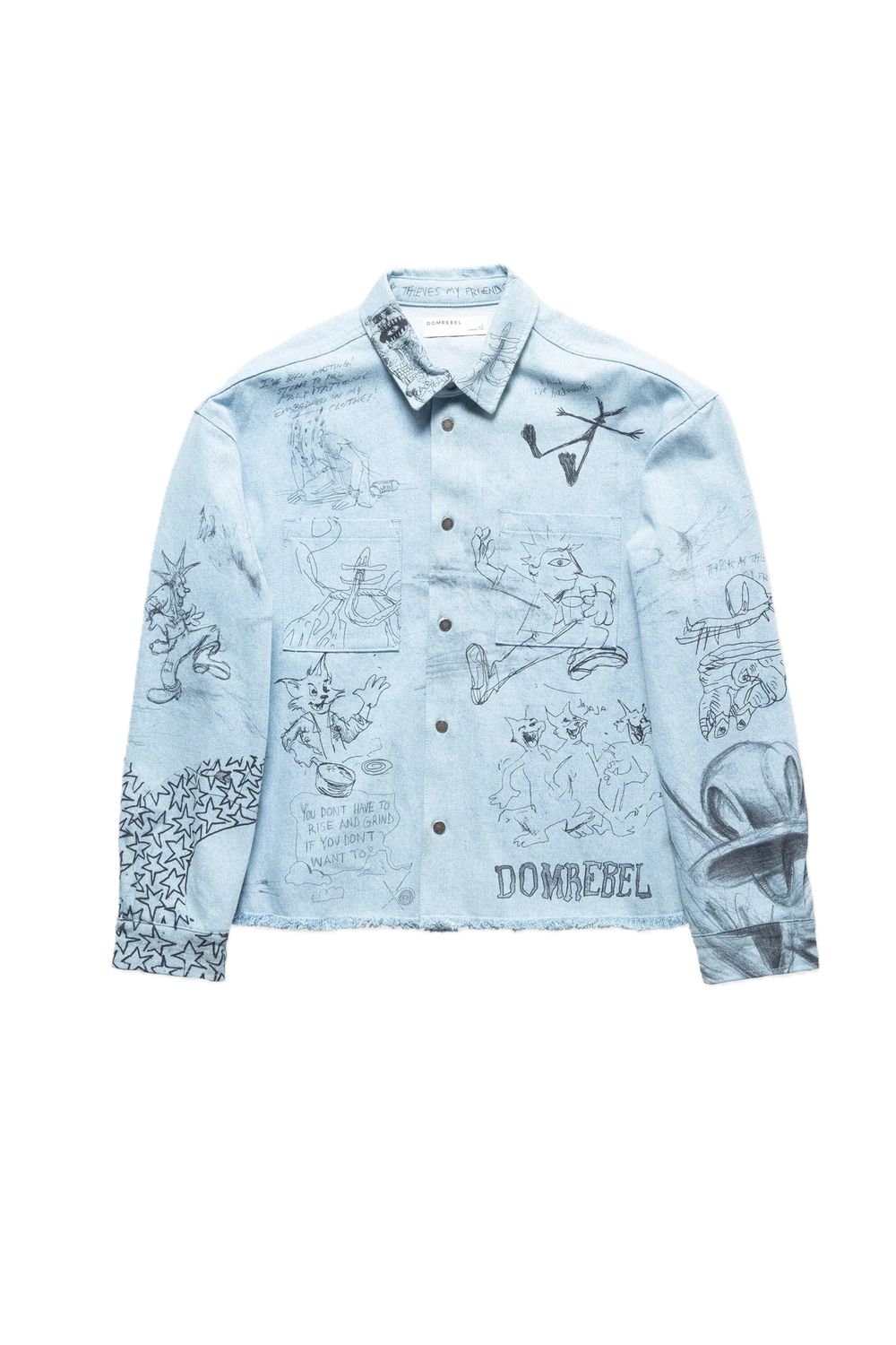 DOMREBEL M OVERSHIRT 326 SKETCHY OVERSHIRT
