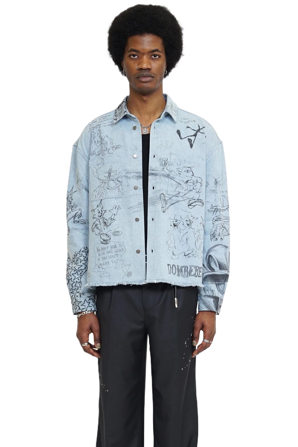 DOMREBEL M OVERSHIRT 326 SKETCHY OVERSHIRT