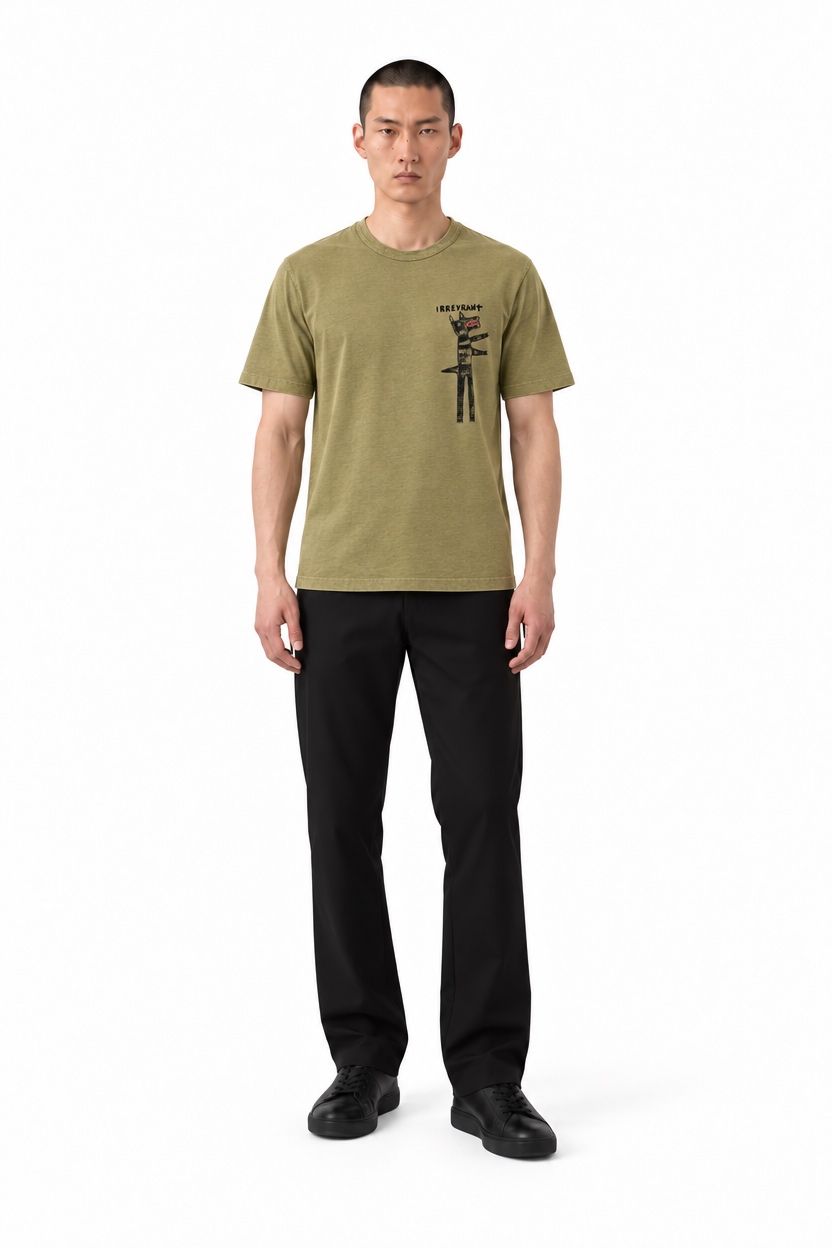 IRREVRANT M TEE 326 CANARY WOLF