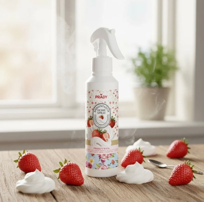 Spray maison fraise chantilly