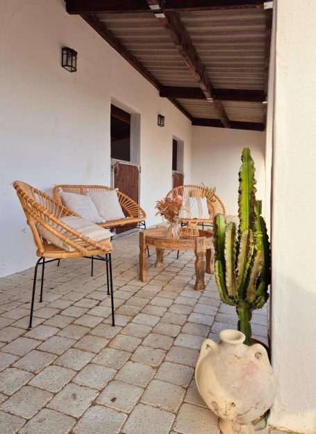 Salon de Jardin Rotin