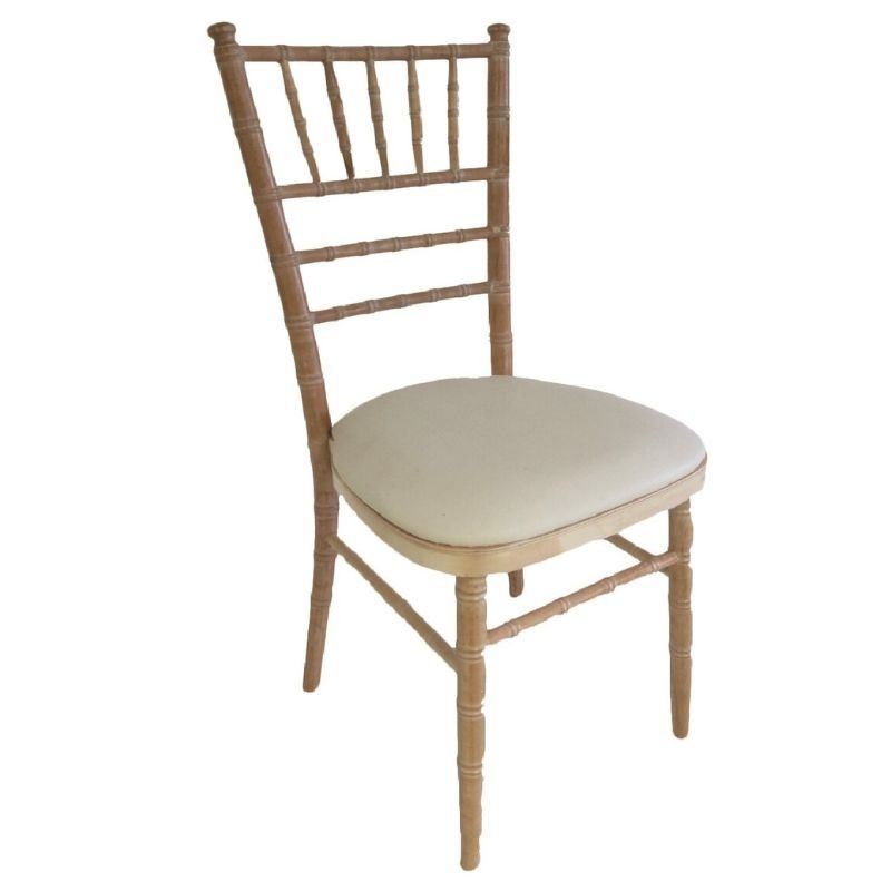 Chaise Chiavari Bois Cérusé
